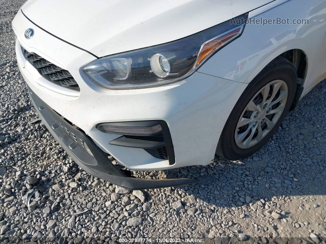 2020 Kia Forte Fe White vin: 3KPF24AD4LE184951