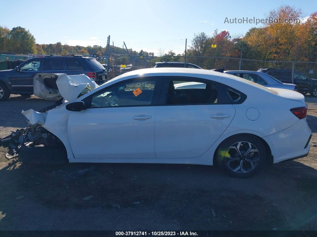 2020 Kia Forte Lxs White vin: 3KPF24AD4LE186070