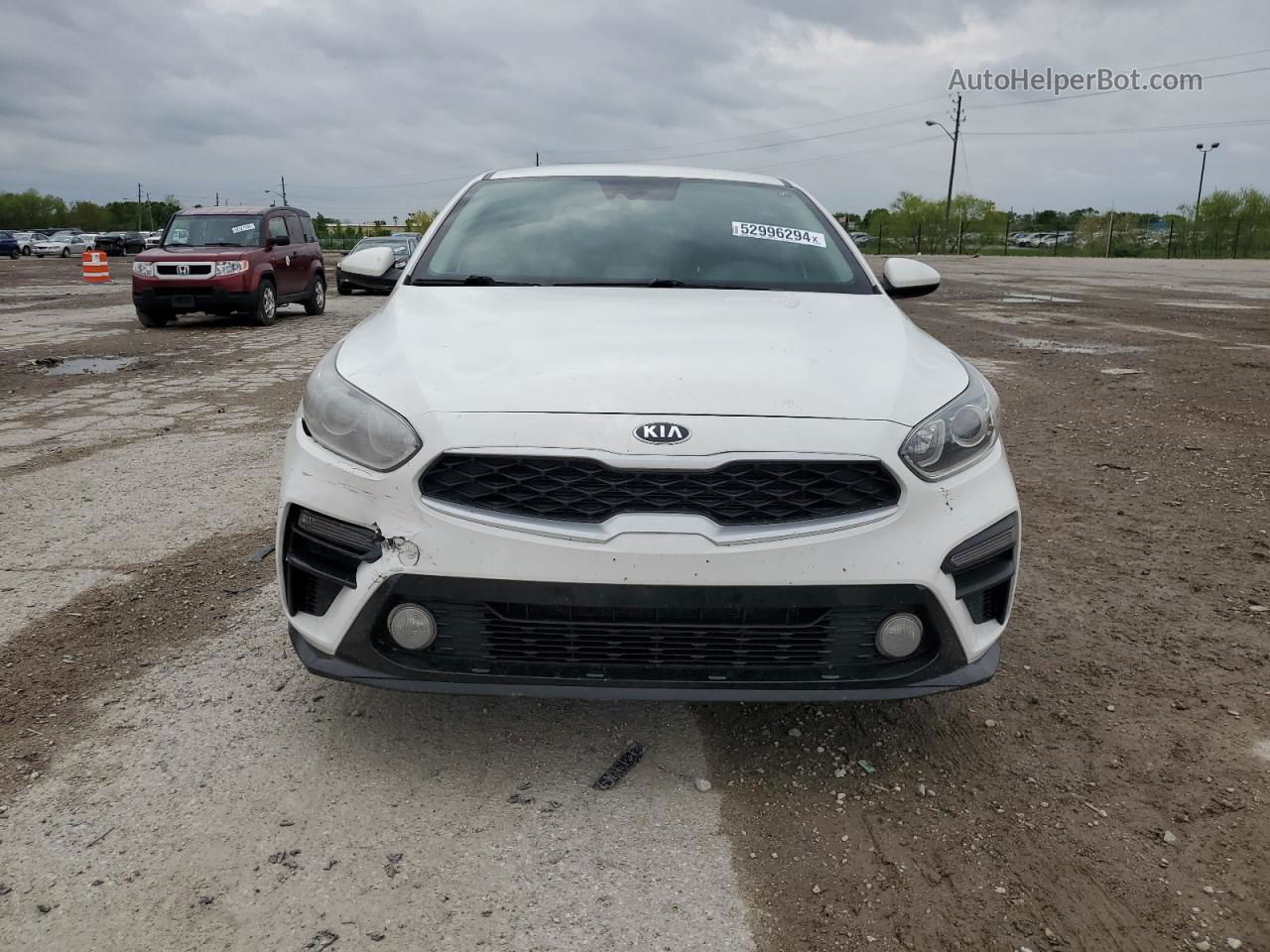 2020 Kia Forte Fe White vin: 3KPF24AD4LE193522