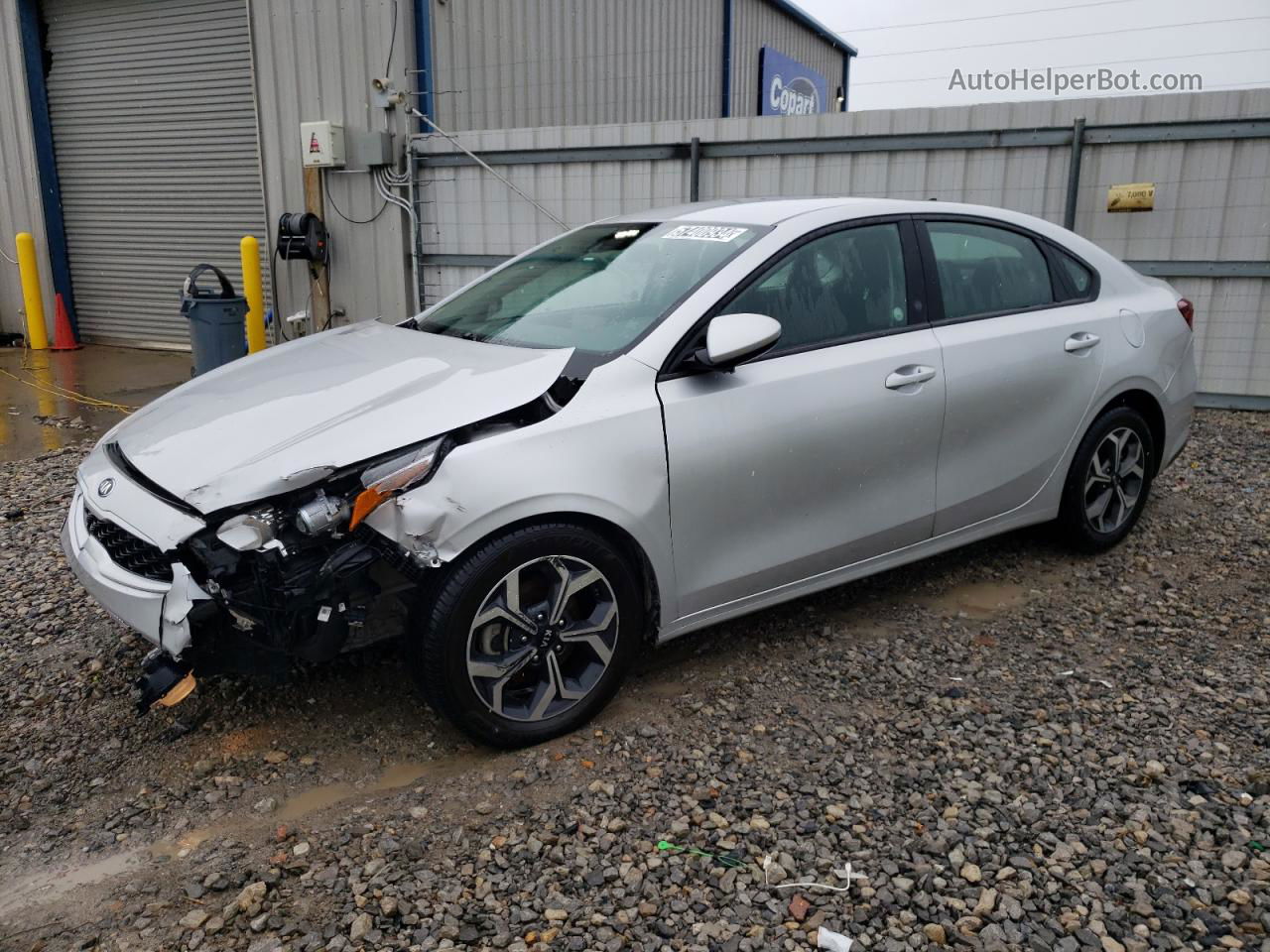 2020 Kia Forte Fe Silver vin: 3KPF24AD4LE201036