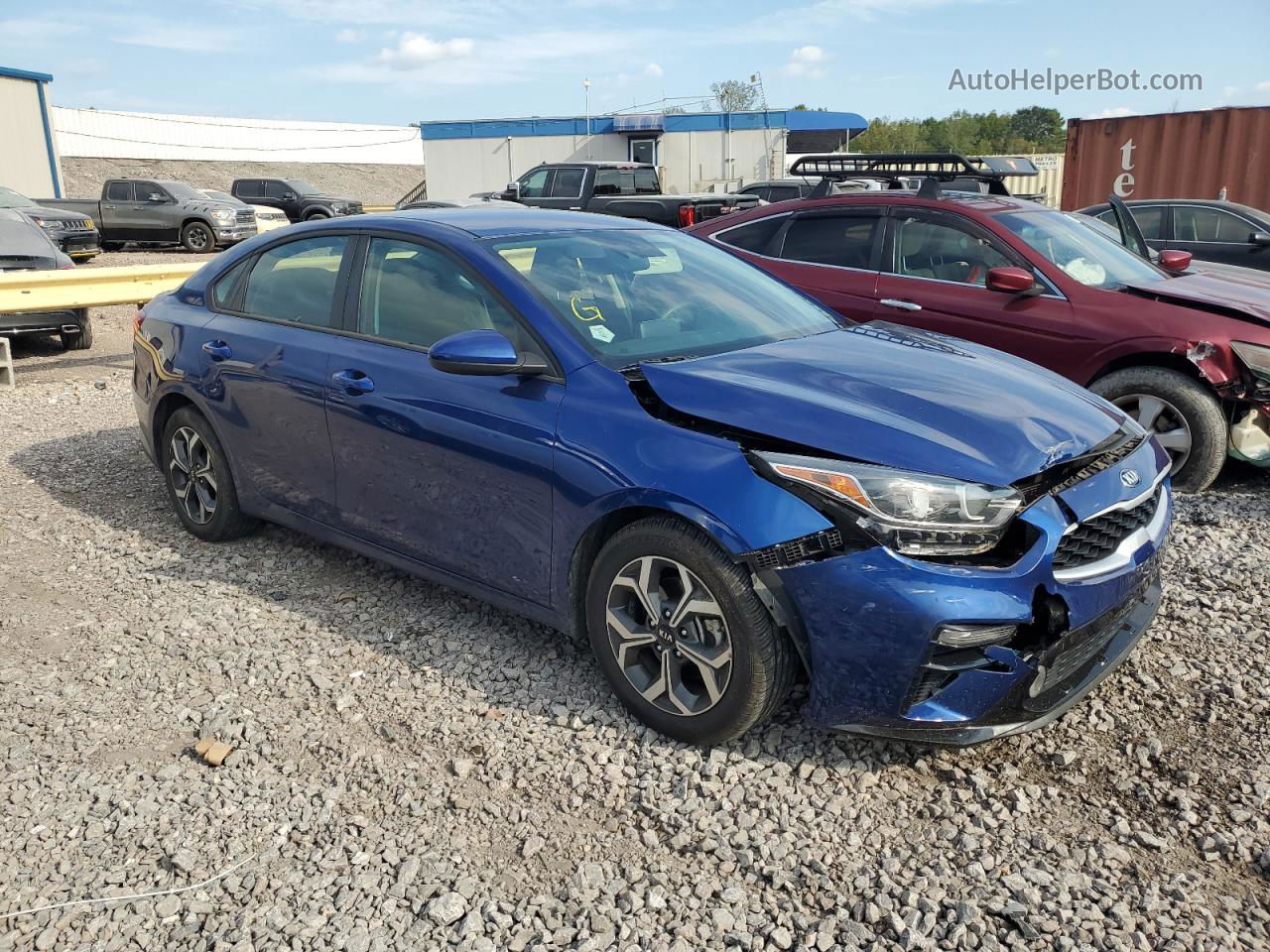 2020 Kia Forte Fe Blue vin: 3KPF24AD4LE202283