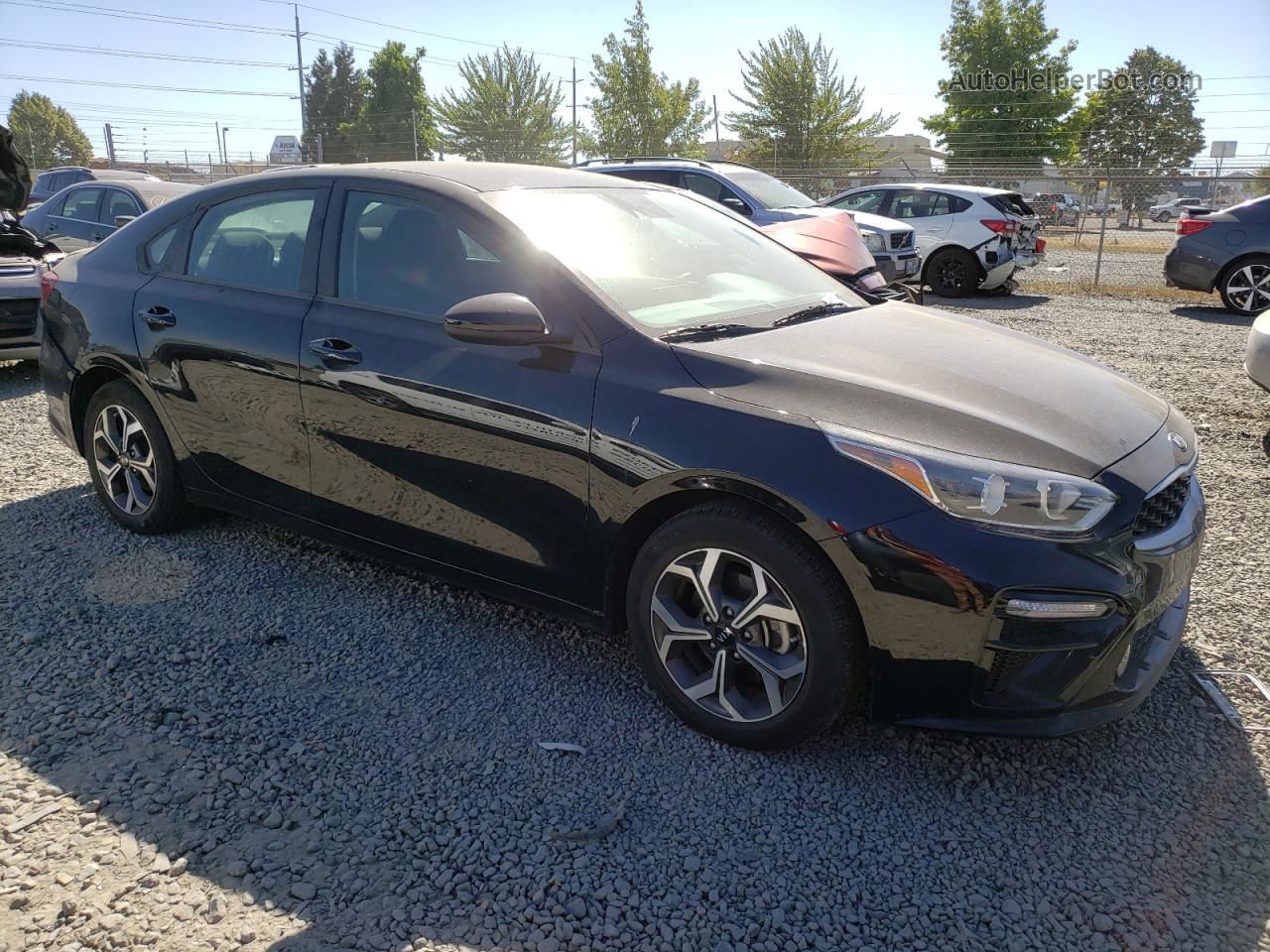 2020 Kia Forte Fe Black vin: 3KPF24AD4LE207421