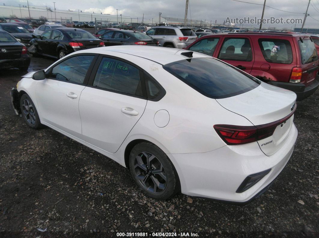 2020 Kia Forte Lxs White vin: 3KPF24AD4LE208858