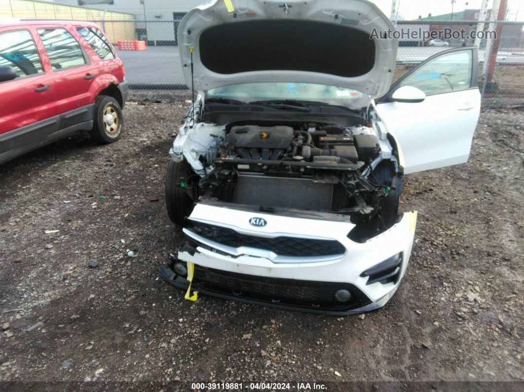 2020 Kia Forte Lxs White vin: 3KPF24AD4LE208858