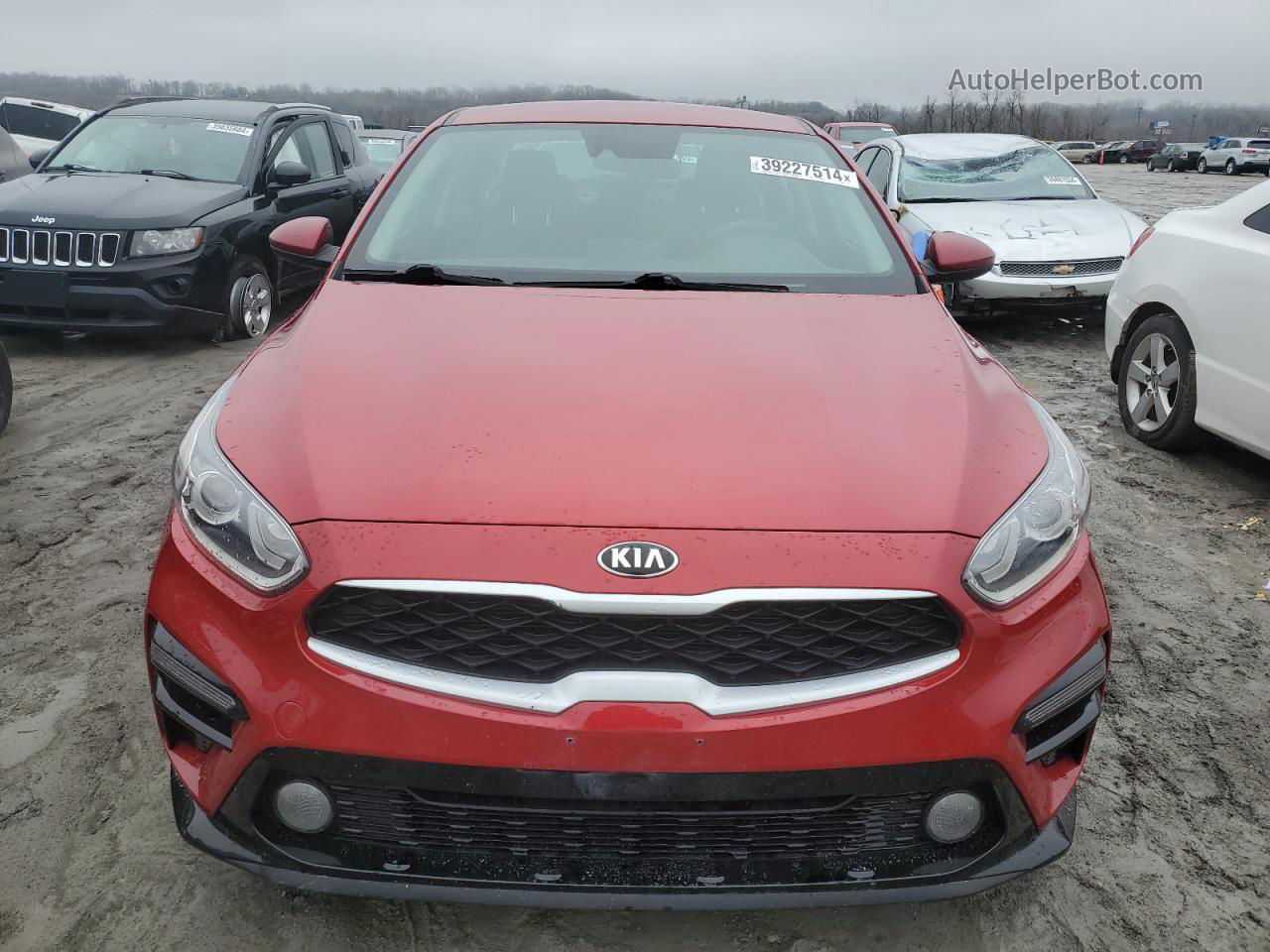 2020 Kia Forte Fe Красный vin: 3KPF24AD4LE211601