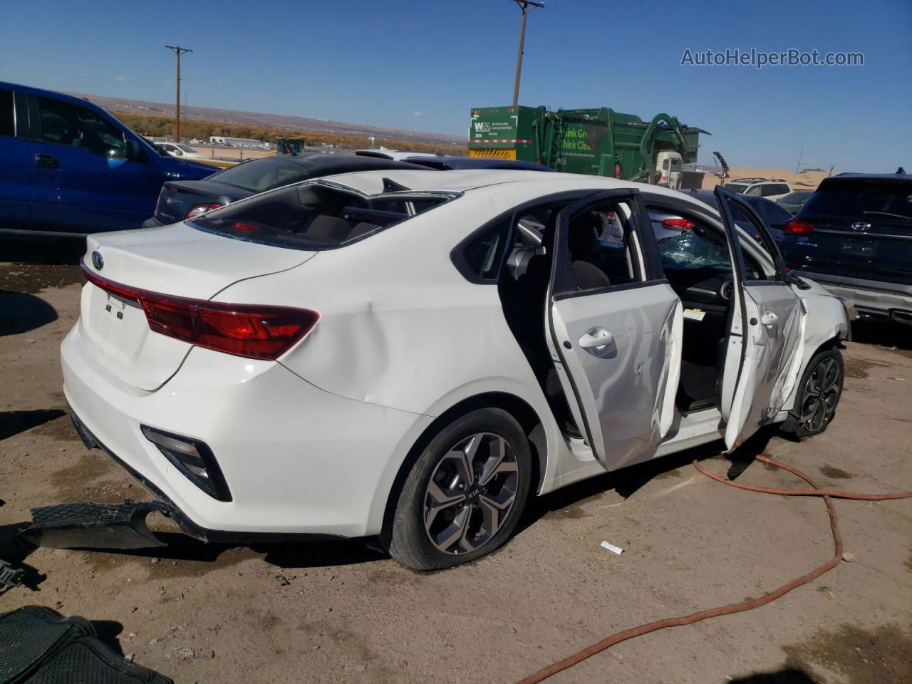 2020 Kia Forte Fe Белый vin: 3KPF24AD4LE214210