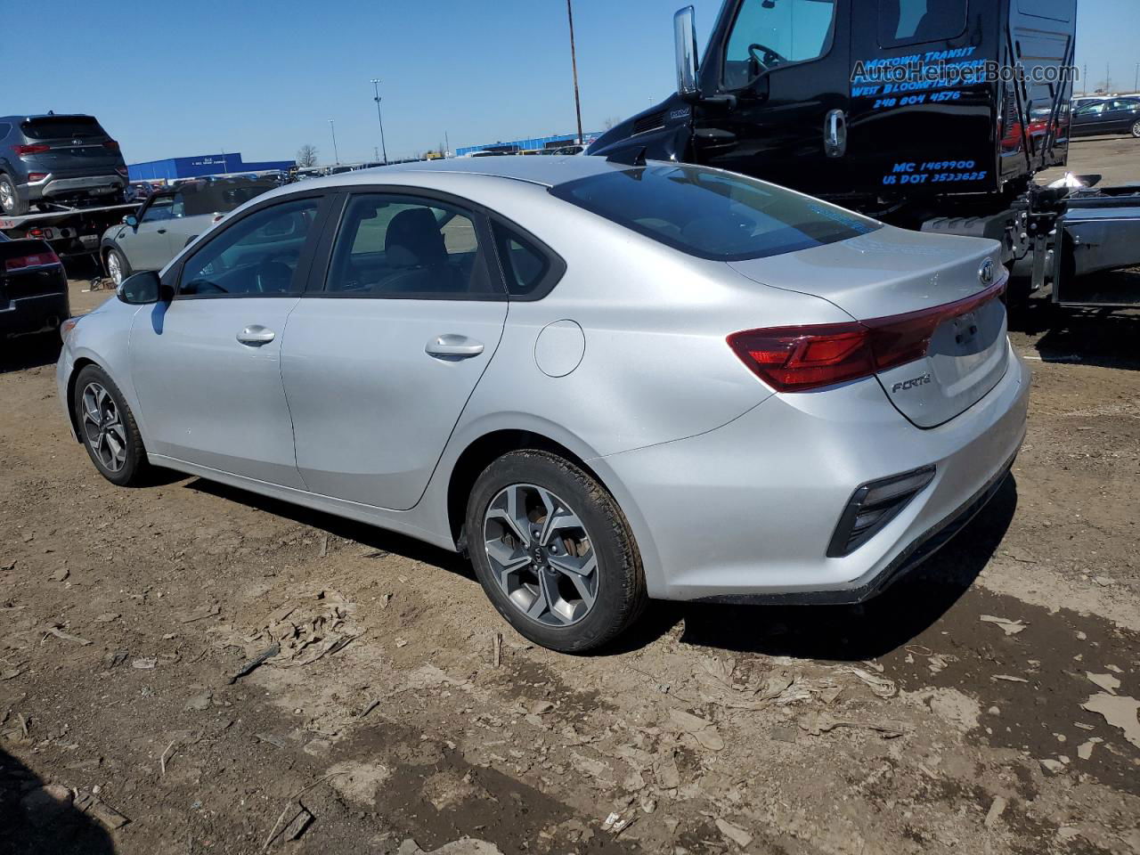 2020 Kia Forte Fe Silver vin: 3KPF24AD4LE253167