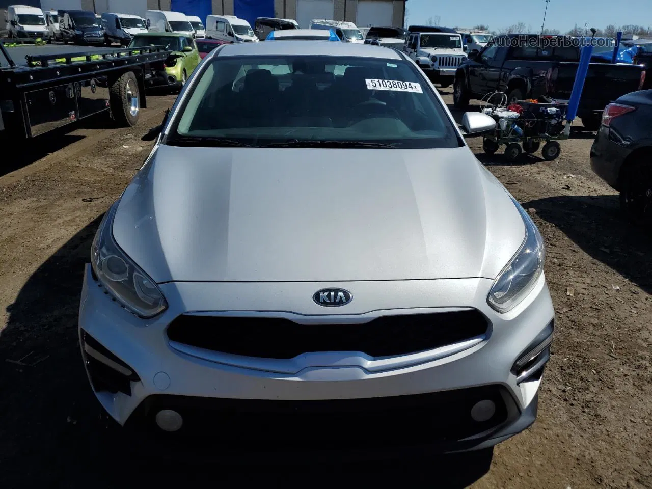 2020 Kia Forte Fe Silver vin: 3KPF24AD4LE253167