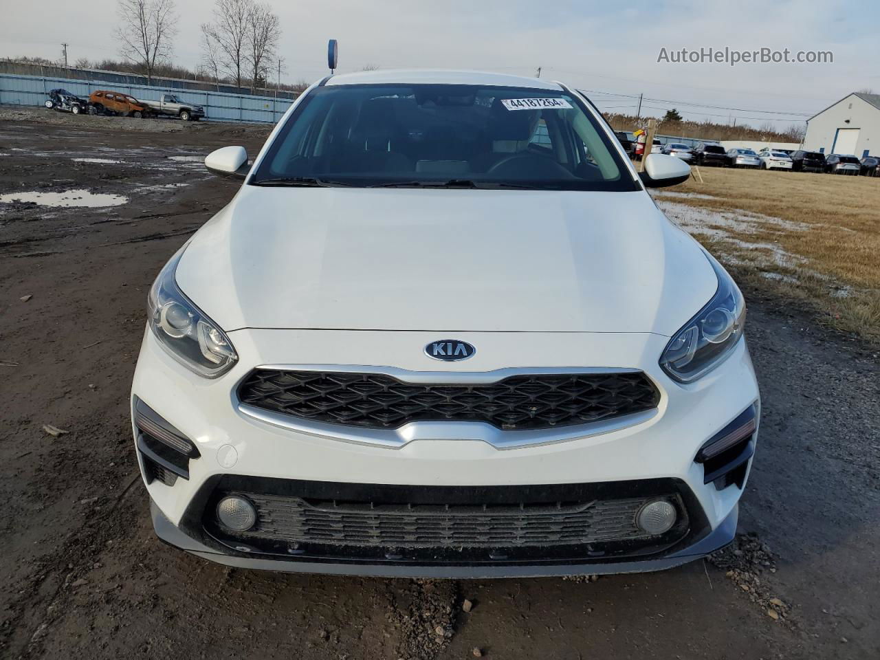 2020 Kia Forte Fe White vin: 3KPF24AD4LE254500