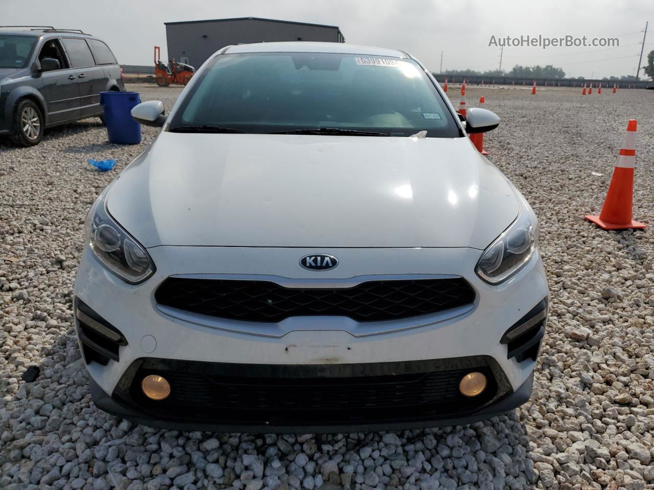 2020 Kia Forte Fe White vin: 3KPF24AD4LE260801