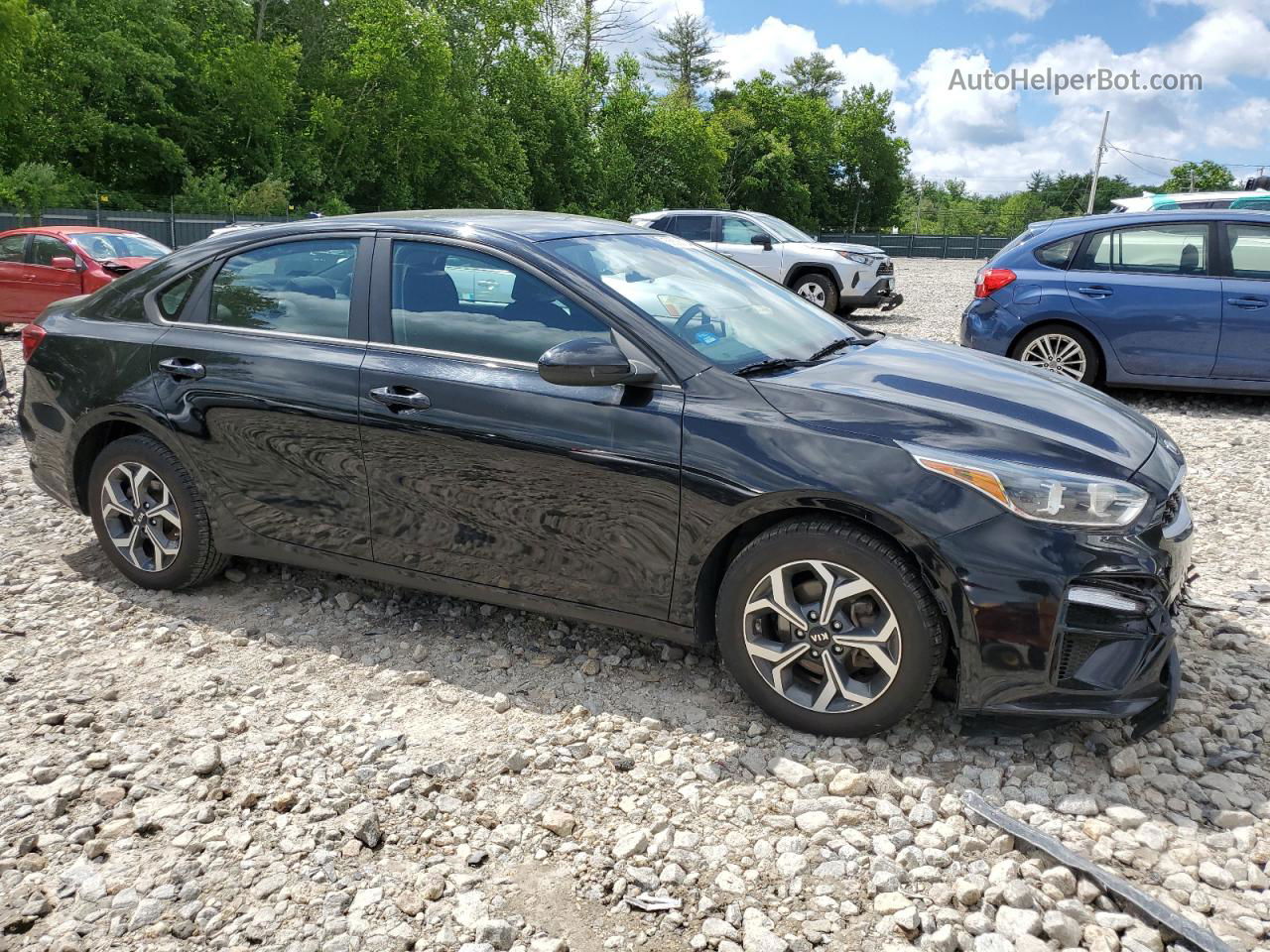 2020 Kia Forte Fe Черный vin: 3KPF24AD4LE262192