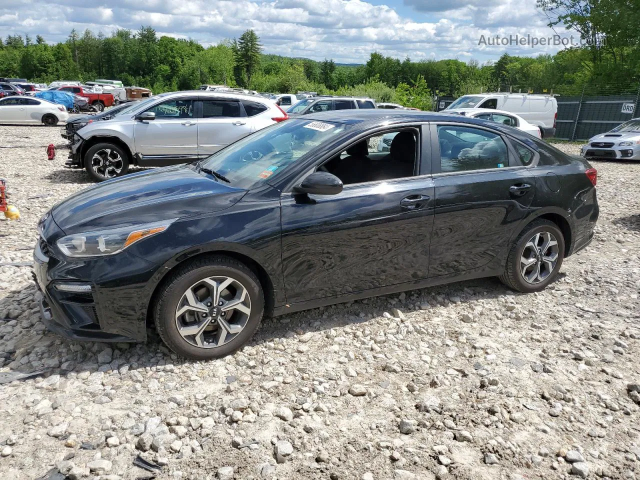 2020 Kia Forte Fe Черный vin: 3KPF24AD4LE262192