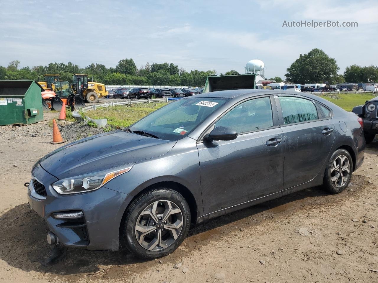 2020 Kia Forte Fe Gray vin: 3KPF24AD5LE145110