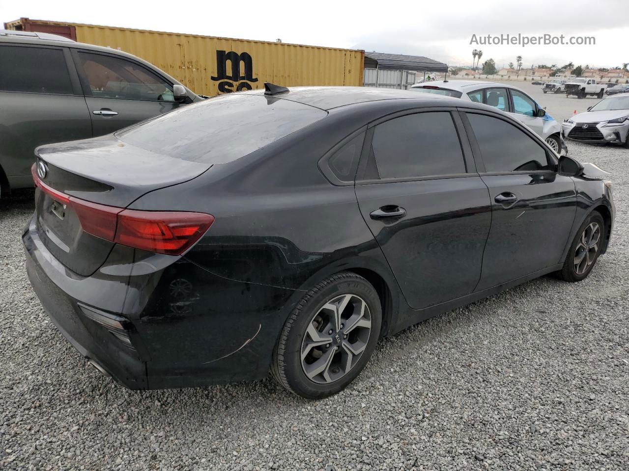 2020 Kia Forte Fe Черный vin: 3KPF24AD5LE153644