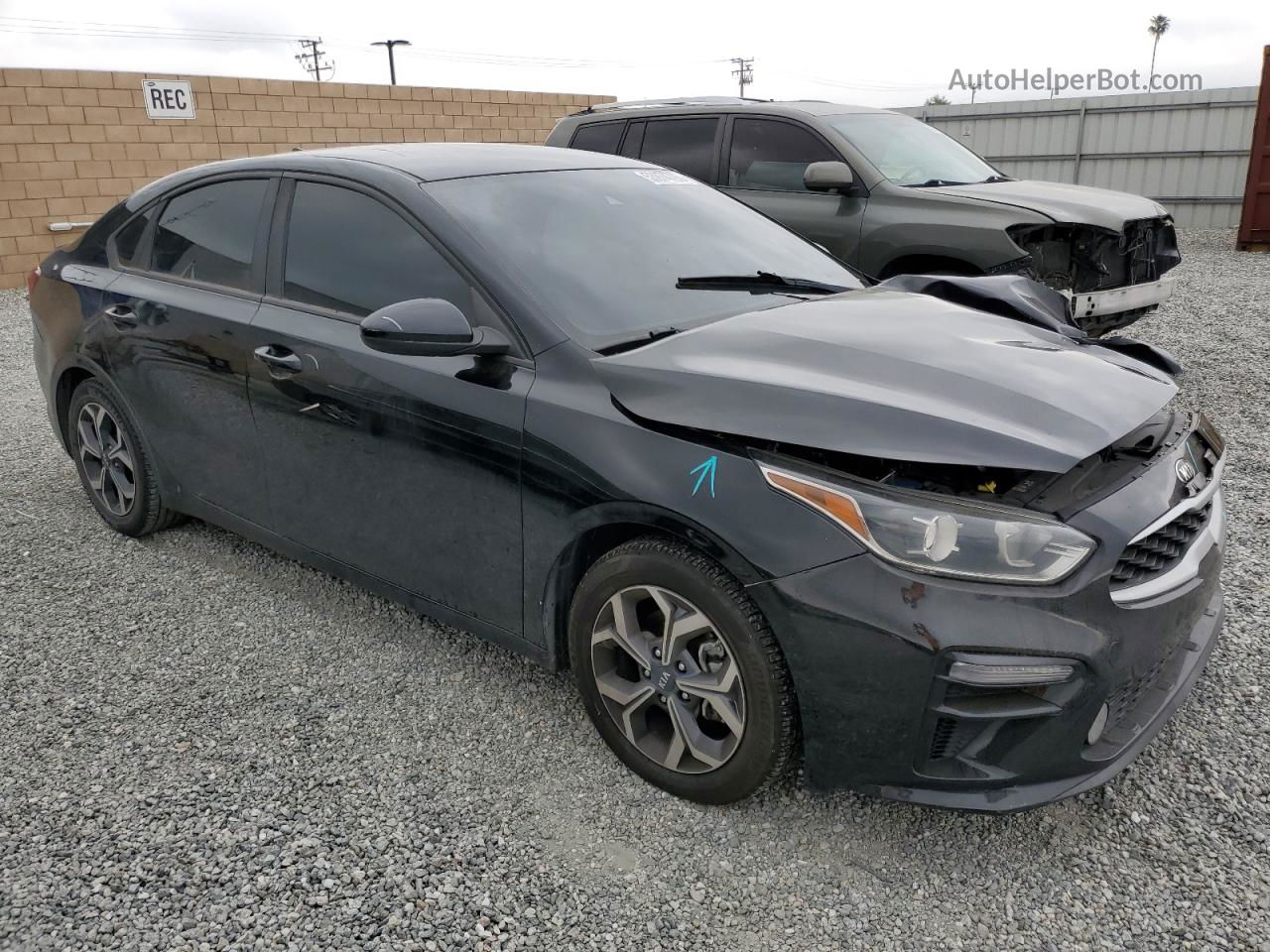 2020 Kia Forte Fe Черный vin: 3KPF24AD5LE153644