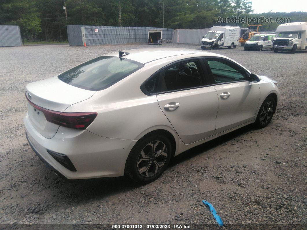 2020 Kia Forte Lxs White vin: 3KPF24AD5LE154020