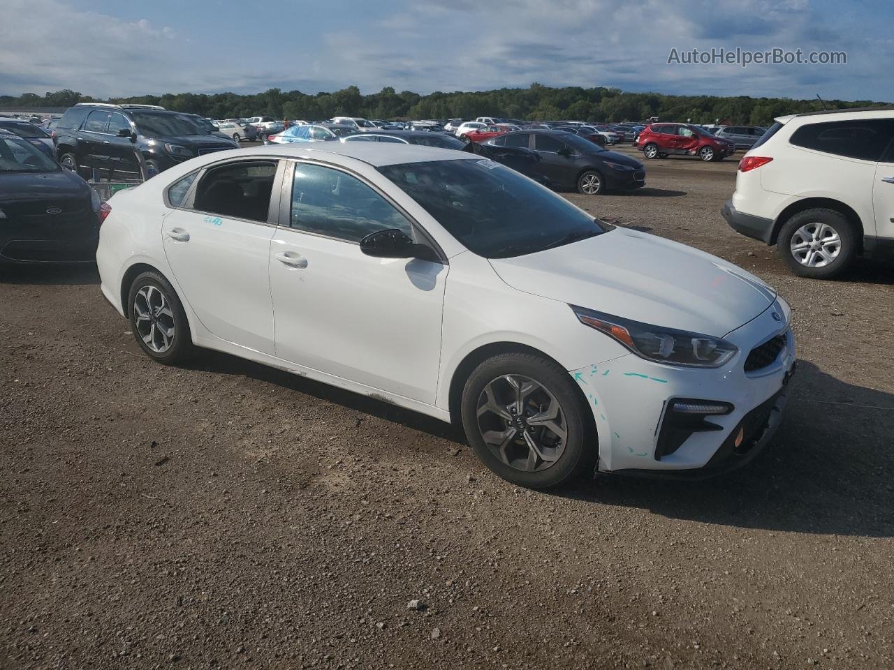 2020 Kia Forte Fe Белый vin: 3KPF24AD5LE154664