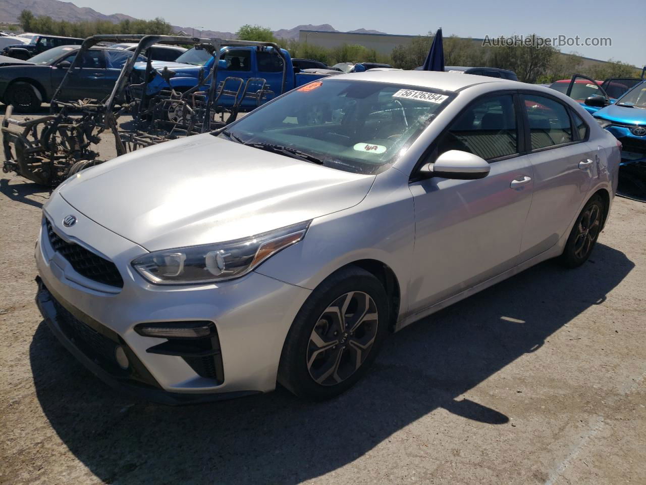 2020 Kia Forte Fe Silver vin: 3KPF24AD5LE154731