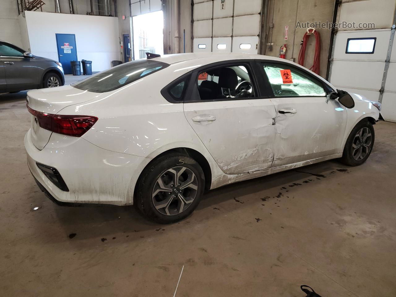 2020 Kia Forte Fe White vin: 3KPF24AD5LE173652