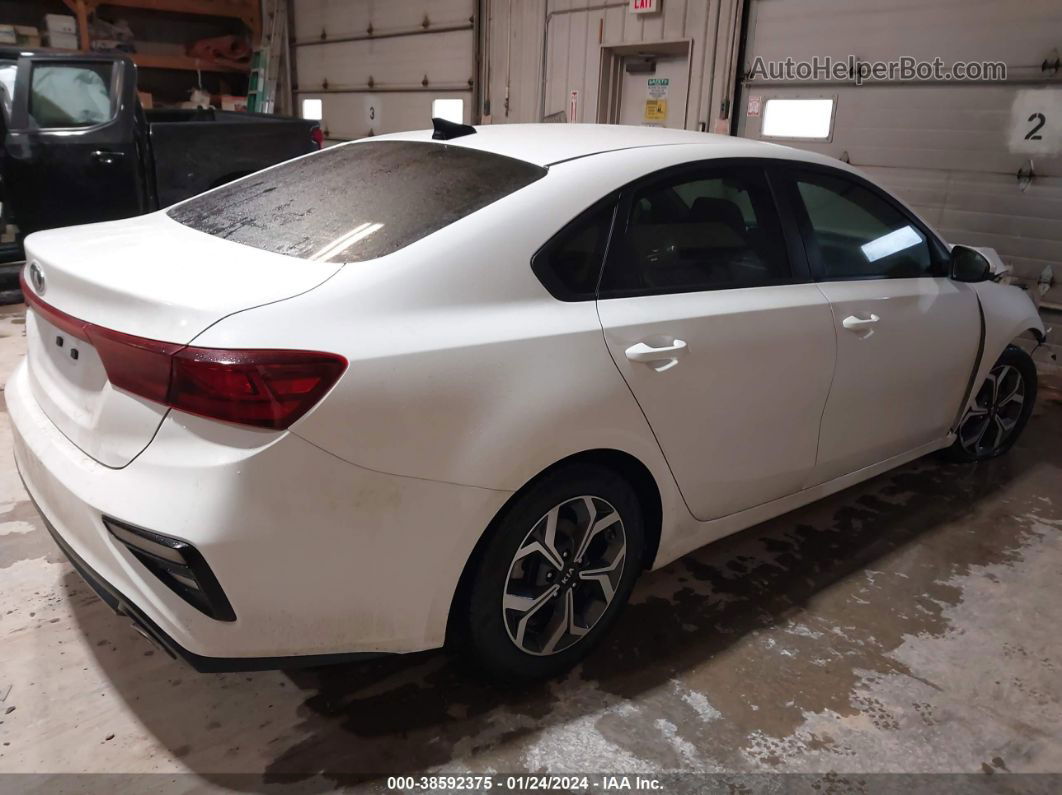 2020 Kia Forte Lxs White vin: 3KPF24AD5LE176518