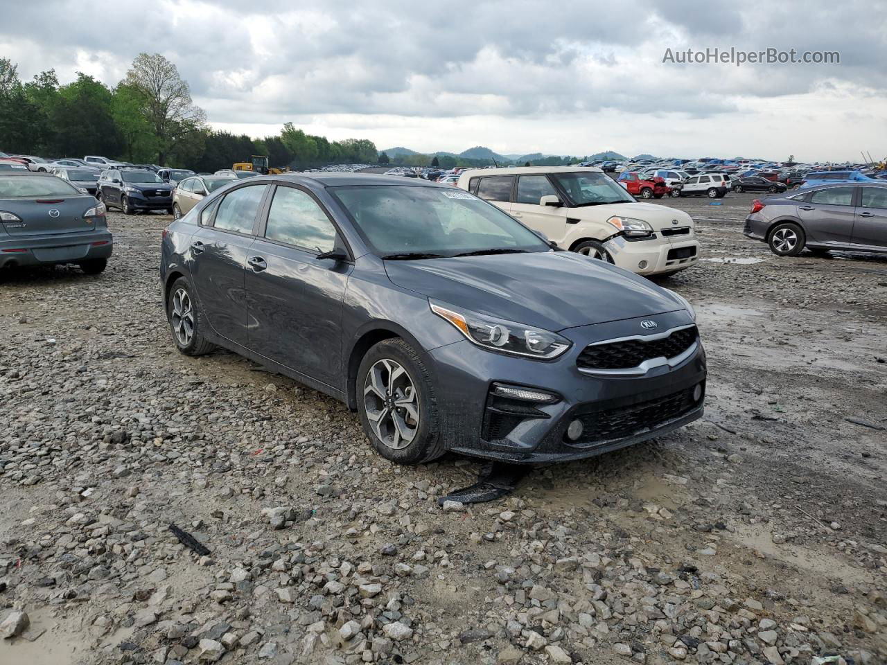 2020 Kia Forte Fe Угольный vin: 3KPF24AD5LE193951