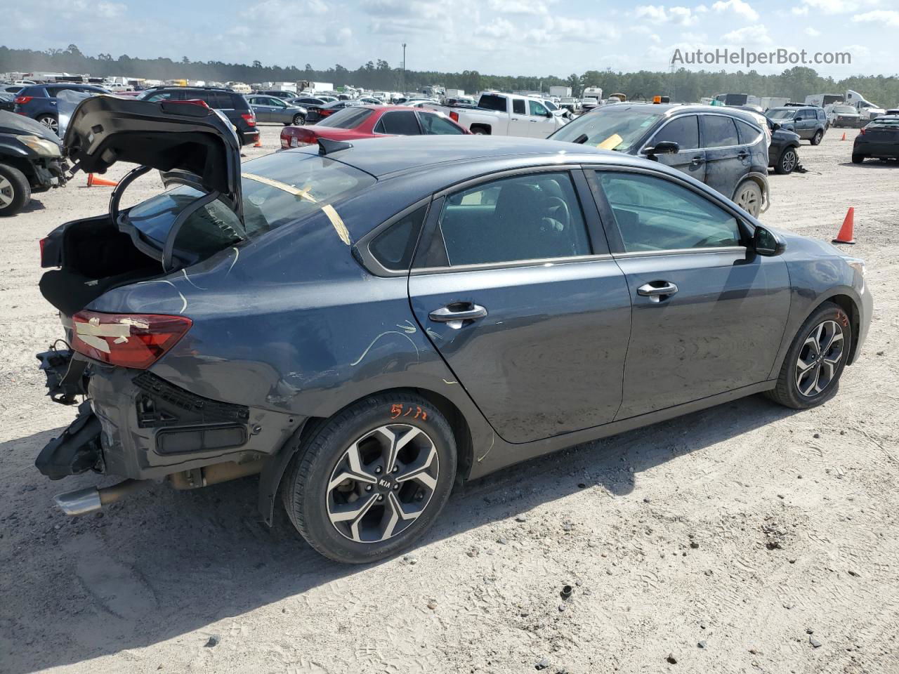 2020 Kia Forte Fe Gray vin: 3KPF24AD5LE194257