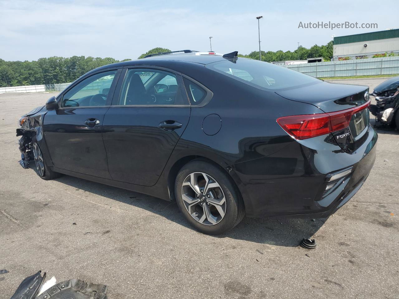 2020 Kia Forte Fe Черный vin: 3KPF24AD5LE198101