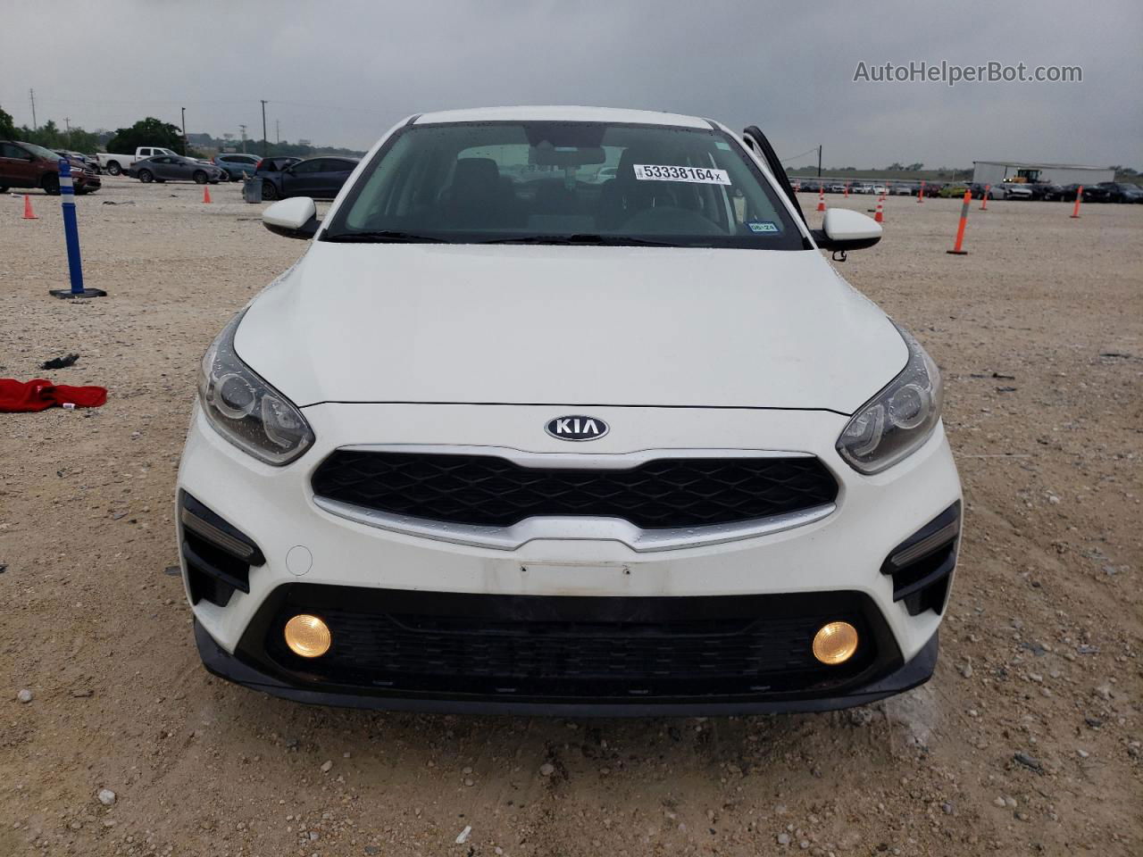 2020 Kia Forte Fe White vin: 3KPF24AD5LE201658