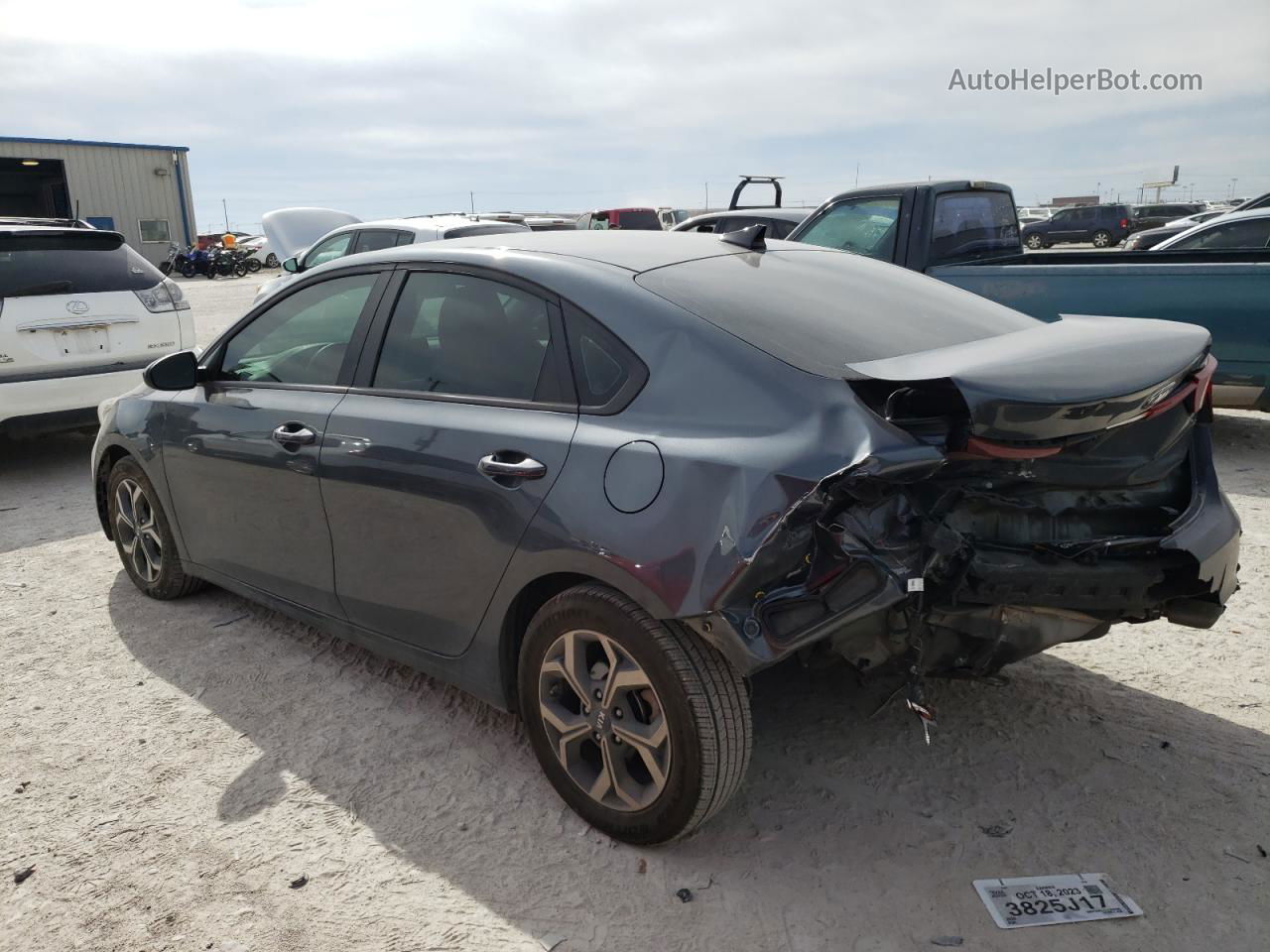 2020 Kia Forte Fe Gray vin: 3KPF24AD5LE209789