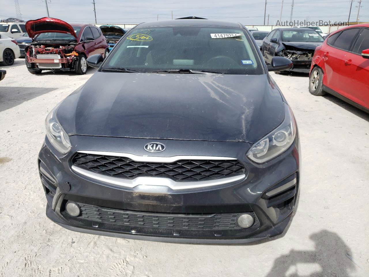 2020 Kia Forte Fe Gray vin: 3KPF24AD5LE209789