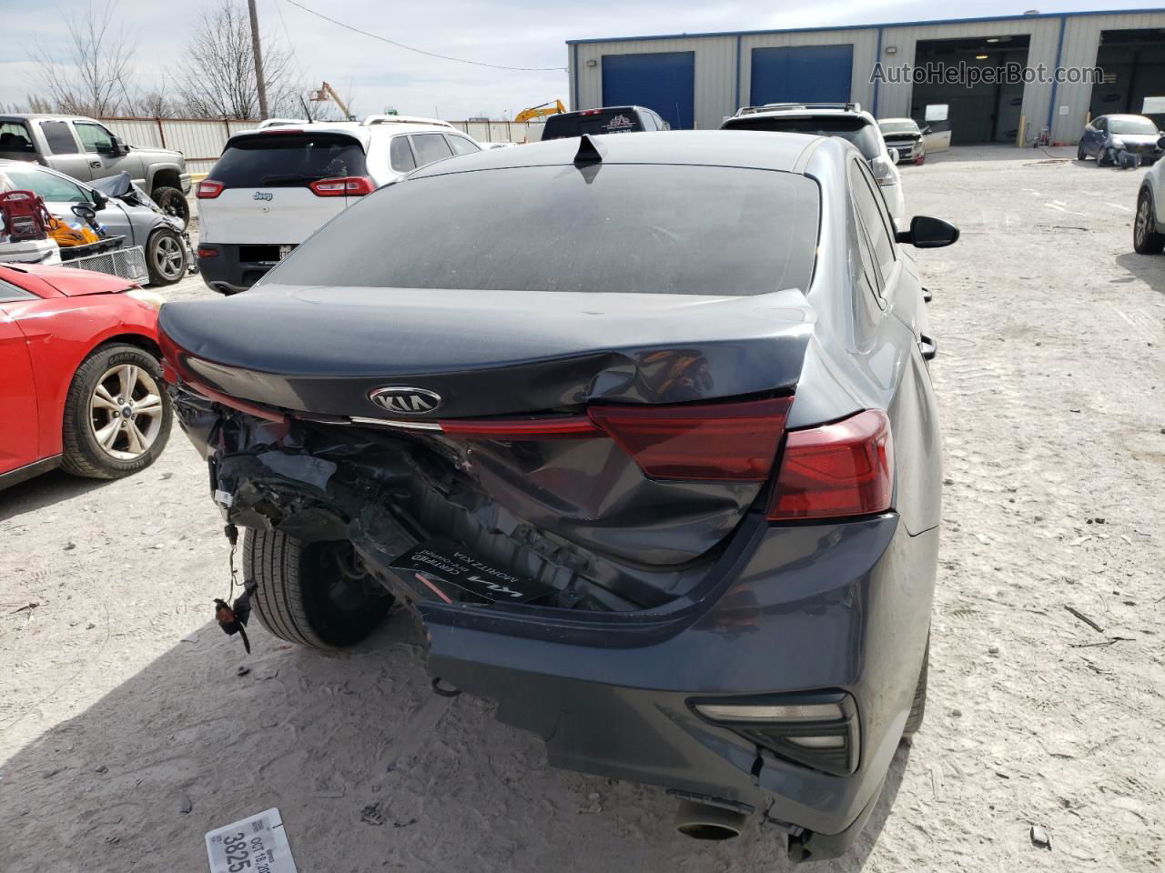 2020 Kia Forte Fe Gray vin: 3KPF24AD5LE209789