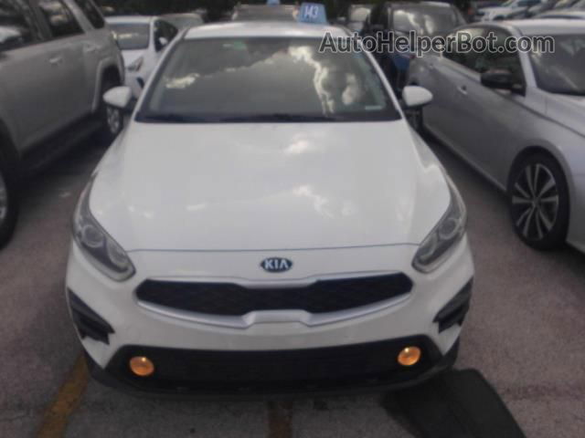 2020 Kia Forte Lxs White vin: 3KPF24AD5LE211364