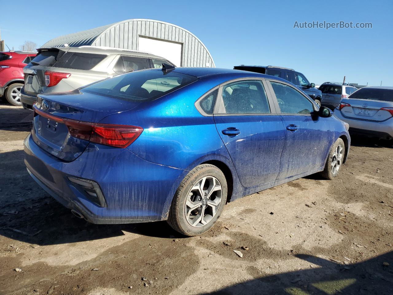 2020 Kia Forte Fe Blue vin: 3KPF24AD5LE222784