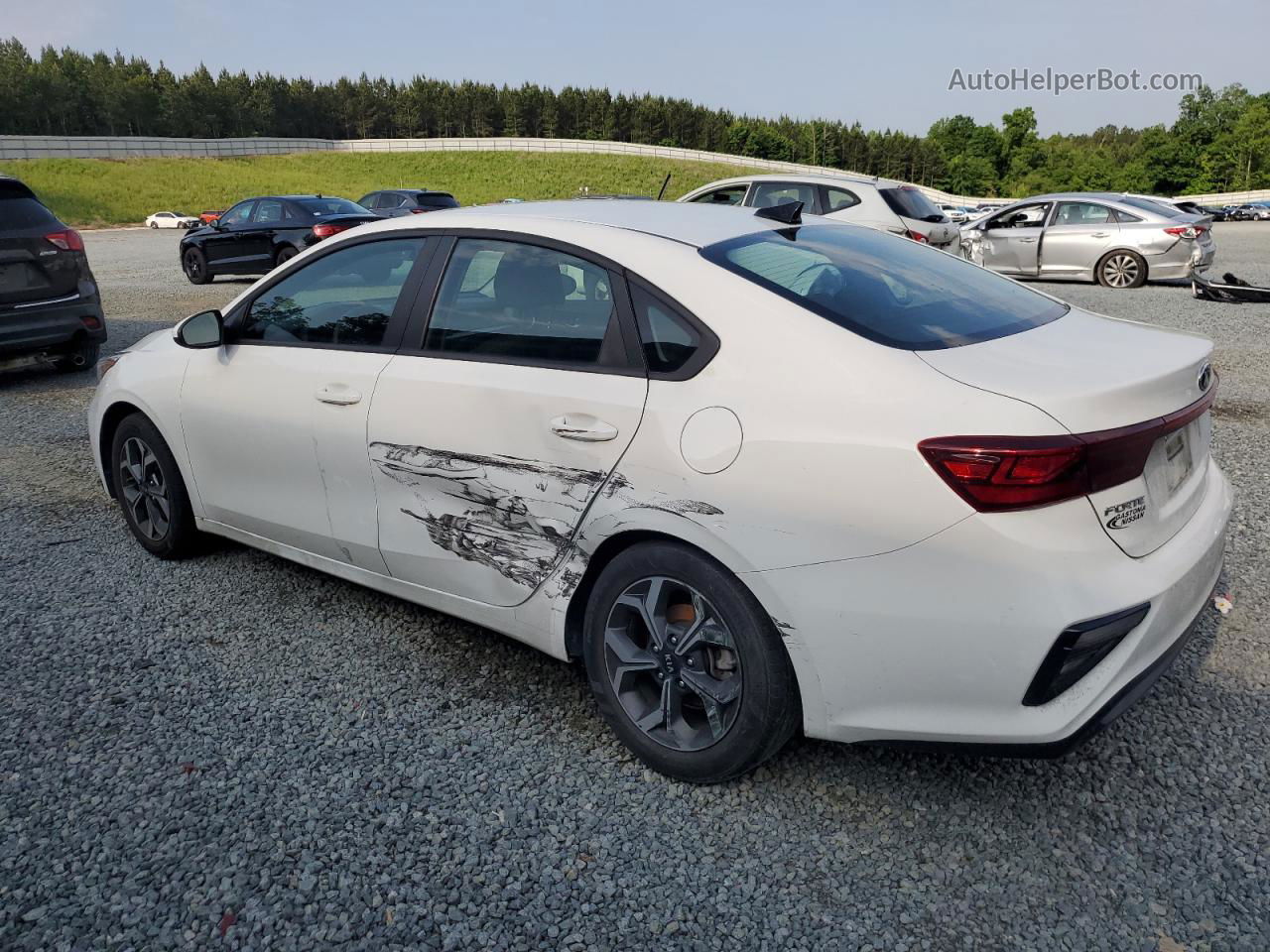 2020 Kia Forte Fe White vin: 3KPF24AD5LE233560