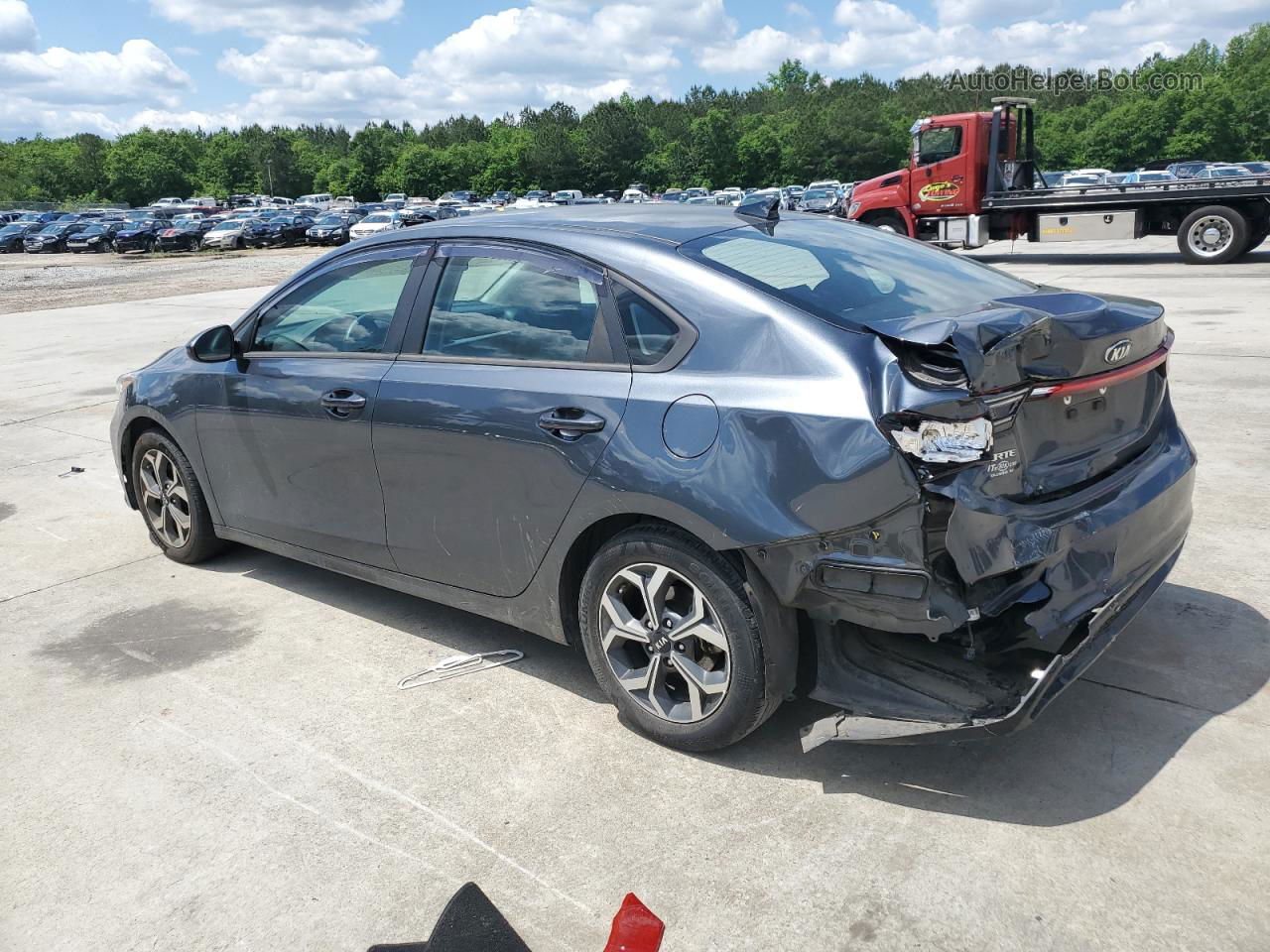 2020 Kia Forte Fe Gray vin: 3KPF24AD5LE237348