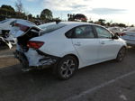 2020 Kia Forte Fe White vin: 3KPF24AD5LE258880