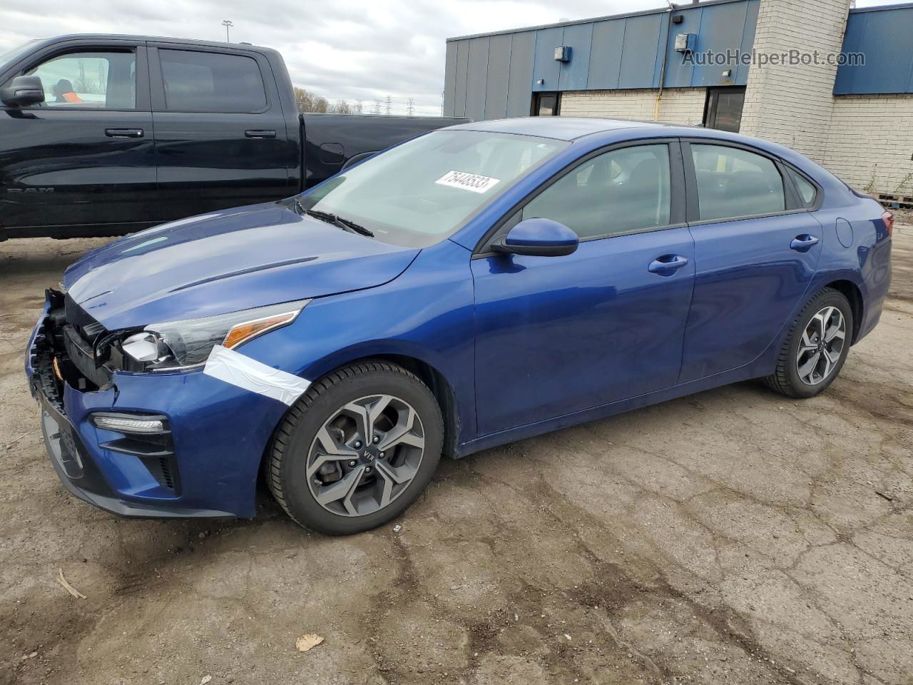 2020 Kia Forte Fe Синий vin: 3KPF24AD5LE259088