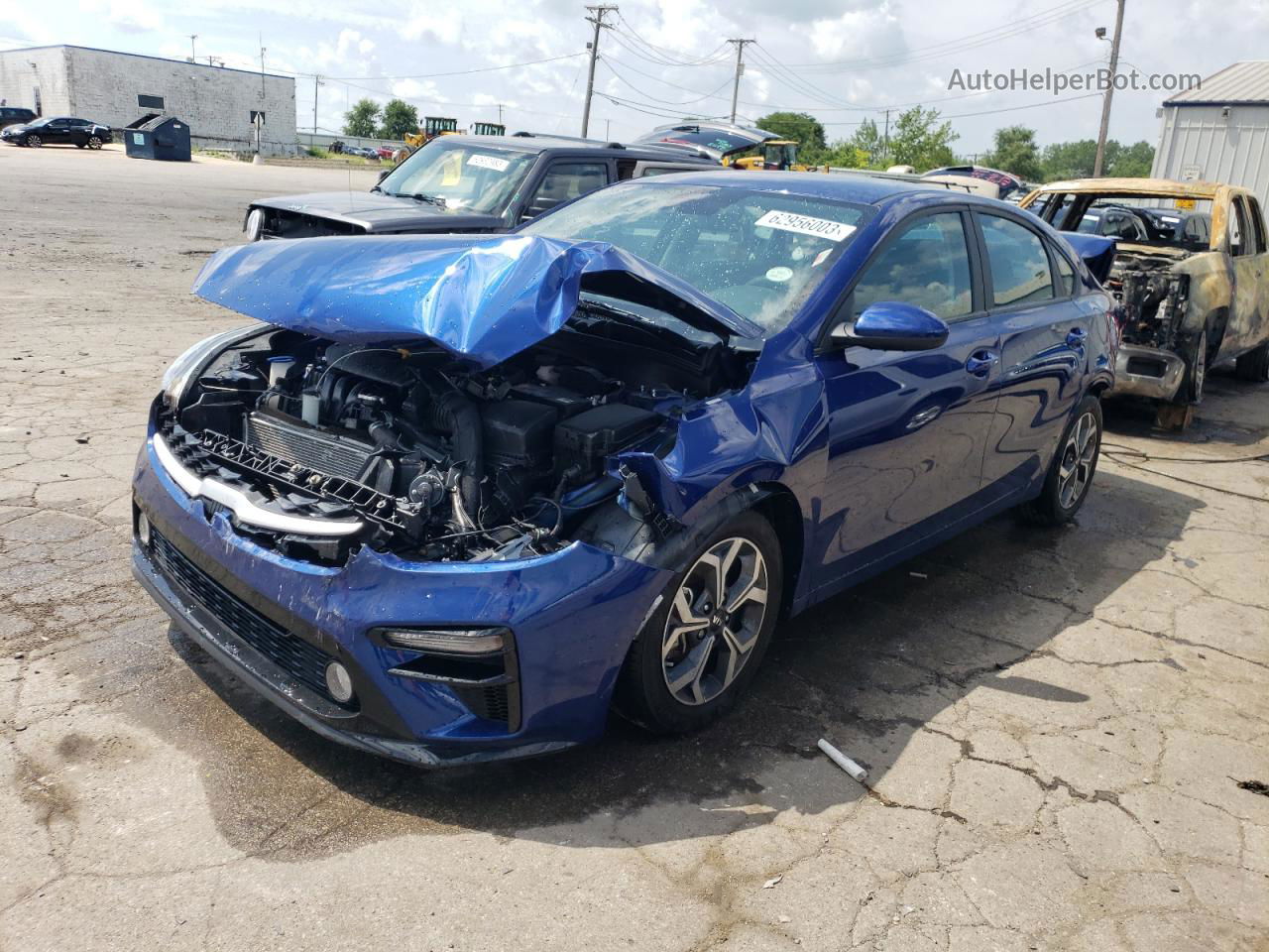 2020 Kia Forte Fe Blue vin: 3KPF24AD5LE260743