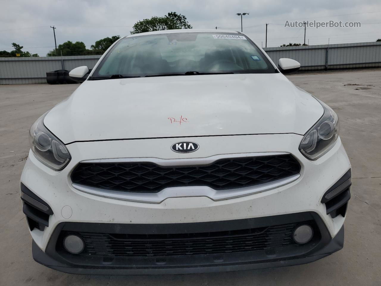 2020 Kia Forte Fe White vin: 3KPF24AD6LE146234