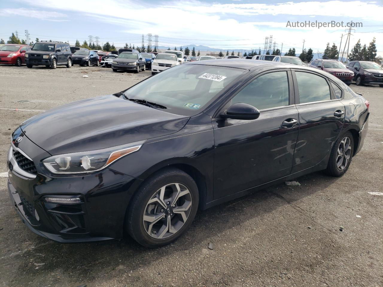 2020 Kia Forte Fe Black vin: 3KPF24AD6LE146671