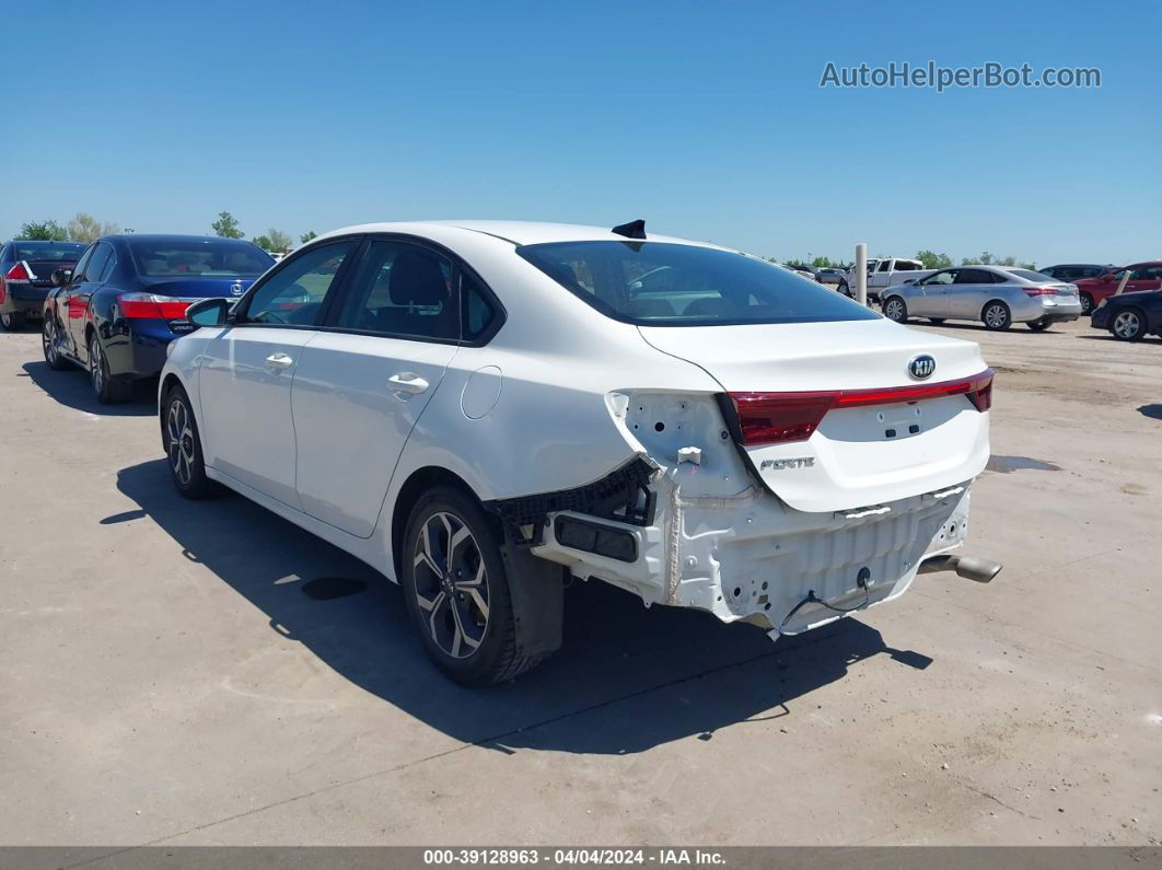 2020 Kia Forte Lxs White vin: 3KPF24AD6LE151899