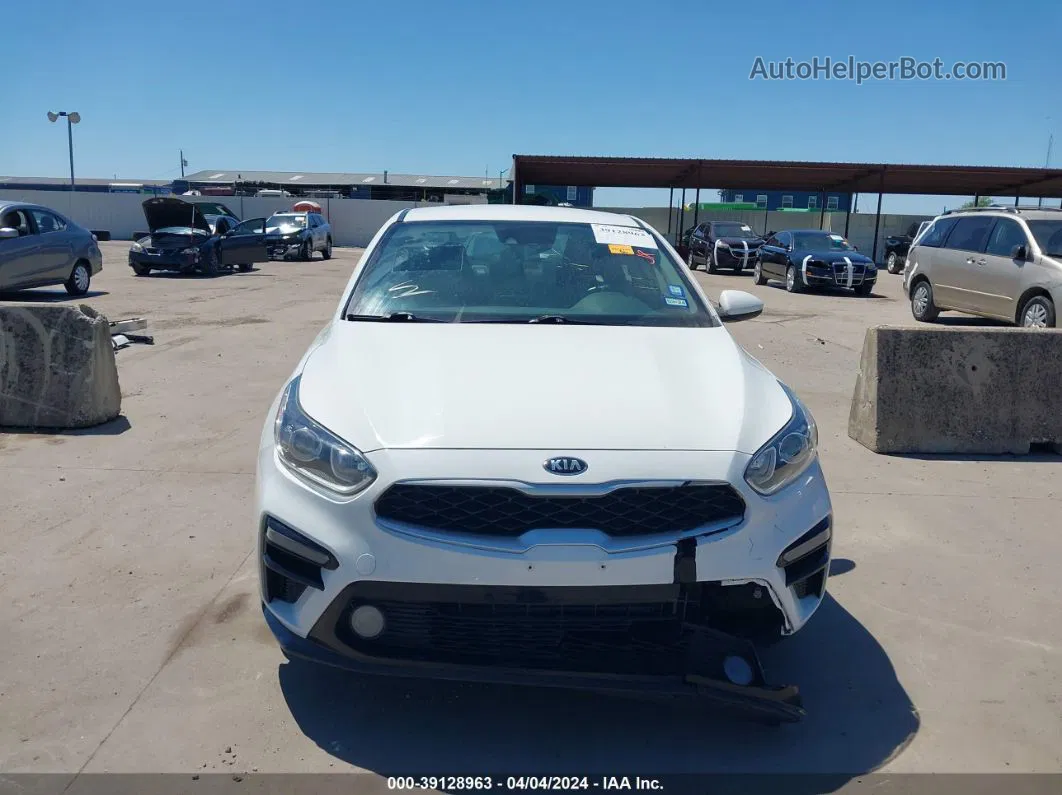 2020 Kia Forte Lxs White vin: 3KPF24AD6LE151899