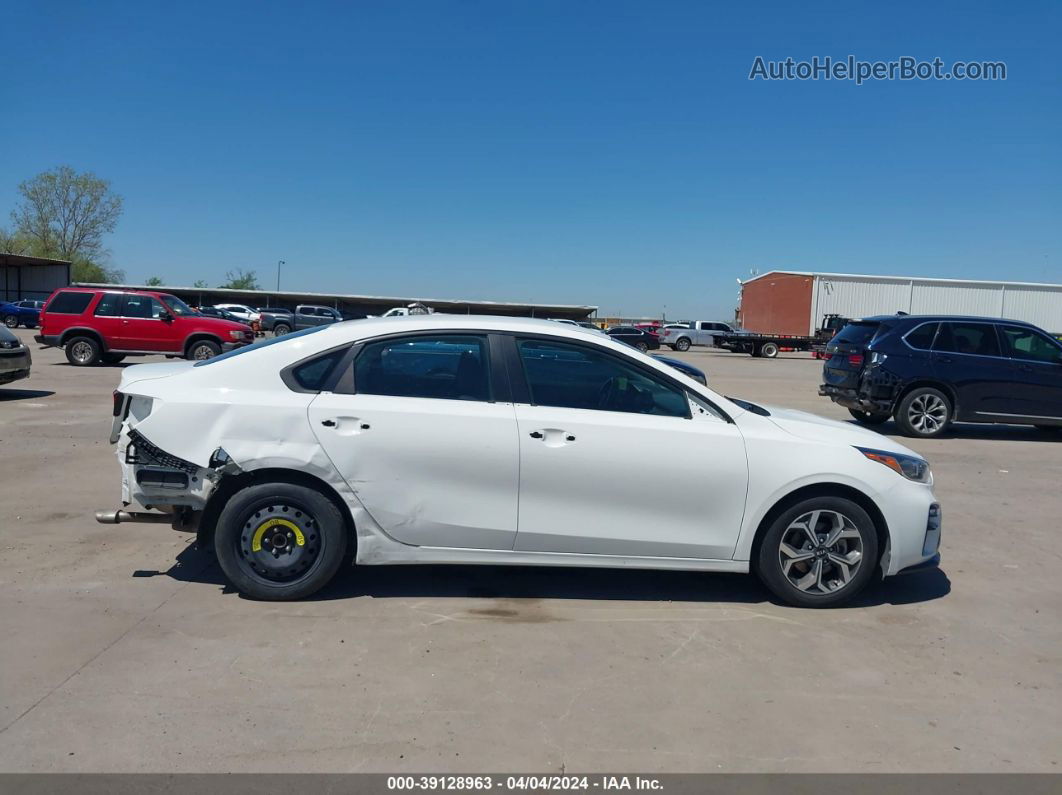 2020 Kia Forte Lxs White vin: 3KPF24AD6LE151899