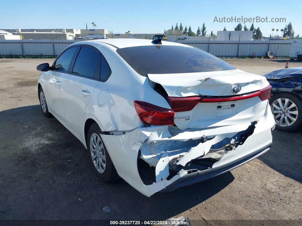 2020 Kia Forte Fe White vin: 3KPF24AD6LE158822