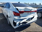 2020 Kia Forte Fe White vin: 3KPF24AD6LE158822