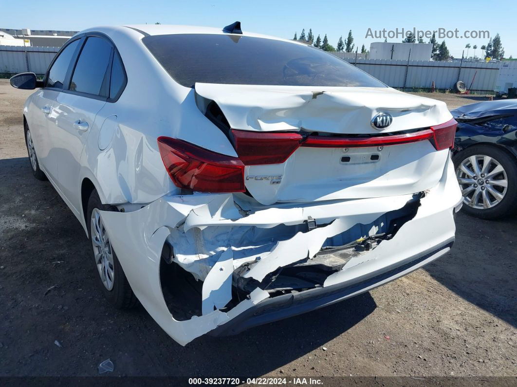 2020 Kia Forte Fe White vin: 3KPF24AD6LE158822