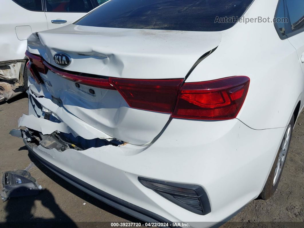 2020 Kia Forte Fe White vin: 3KPF24AD6LE158822