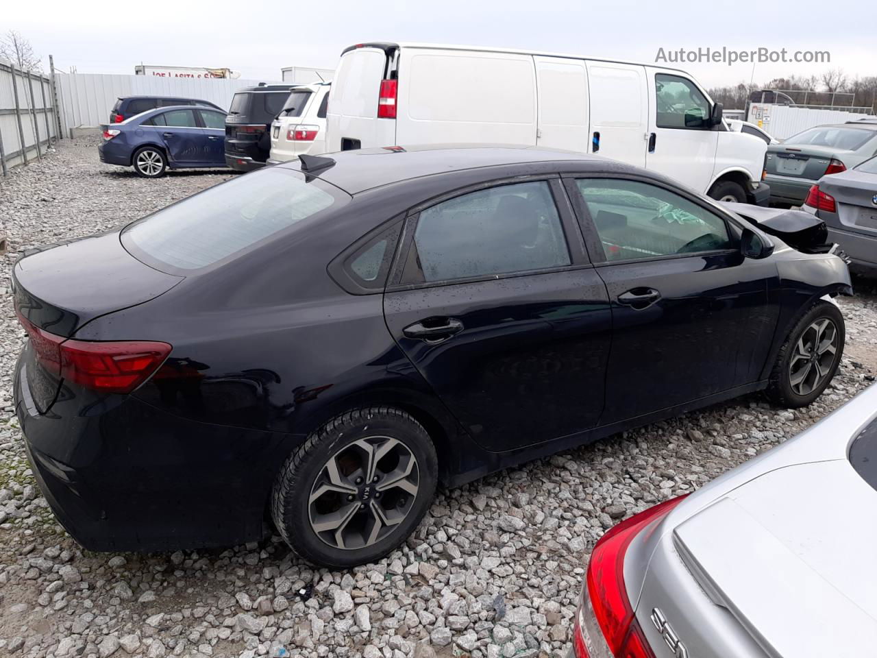 2020 Kia Forte Fe Black vin: 3KPF24AD6LE170937