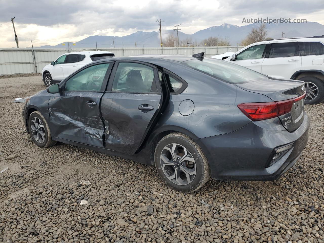 2020 Kia Forte Fe Gray vin: 3KPF24AD6LE178441