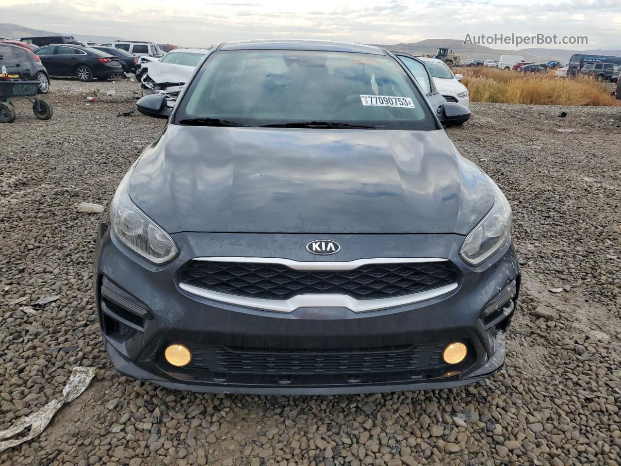 2020 Kia Forte Fe Gray vin: 3KPF24AD6LE178441